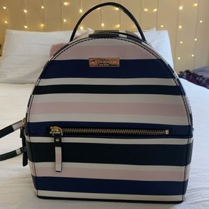 Striped Kate Spade Mini Backpack